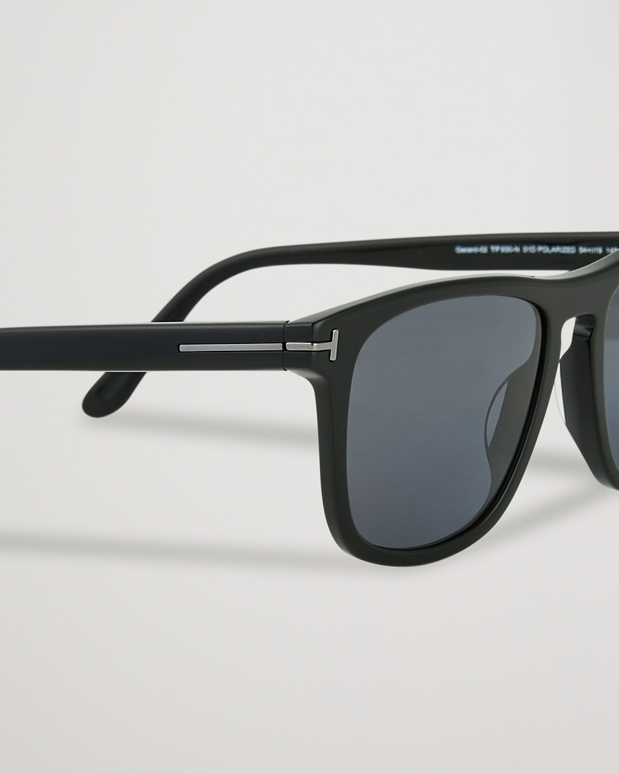 Mies | Aurinkolasit | Tom Ford | Gerard Polarized Sunglasses Shiny Black/Smoke