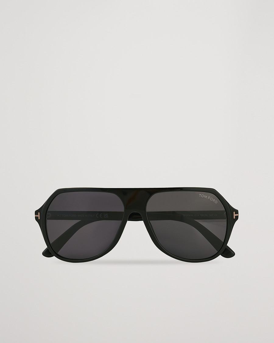 Mies | Tom Ford Hayes Sunglasses Shiny Black/Smoke | Tom Ford | Hayes Sunglasses Shiny Black/Smoke