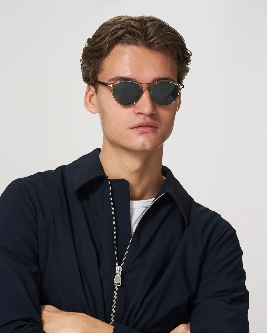 Mies | Aurinkolasit | Tom Ford | Aurele Sunglasses Shiny Beige/Blue