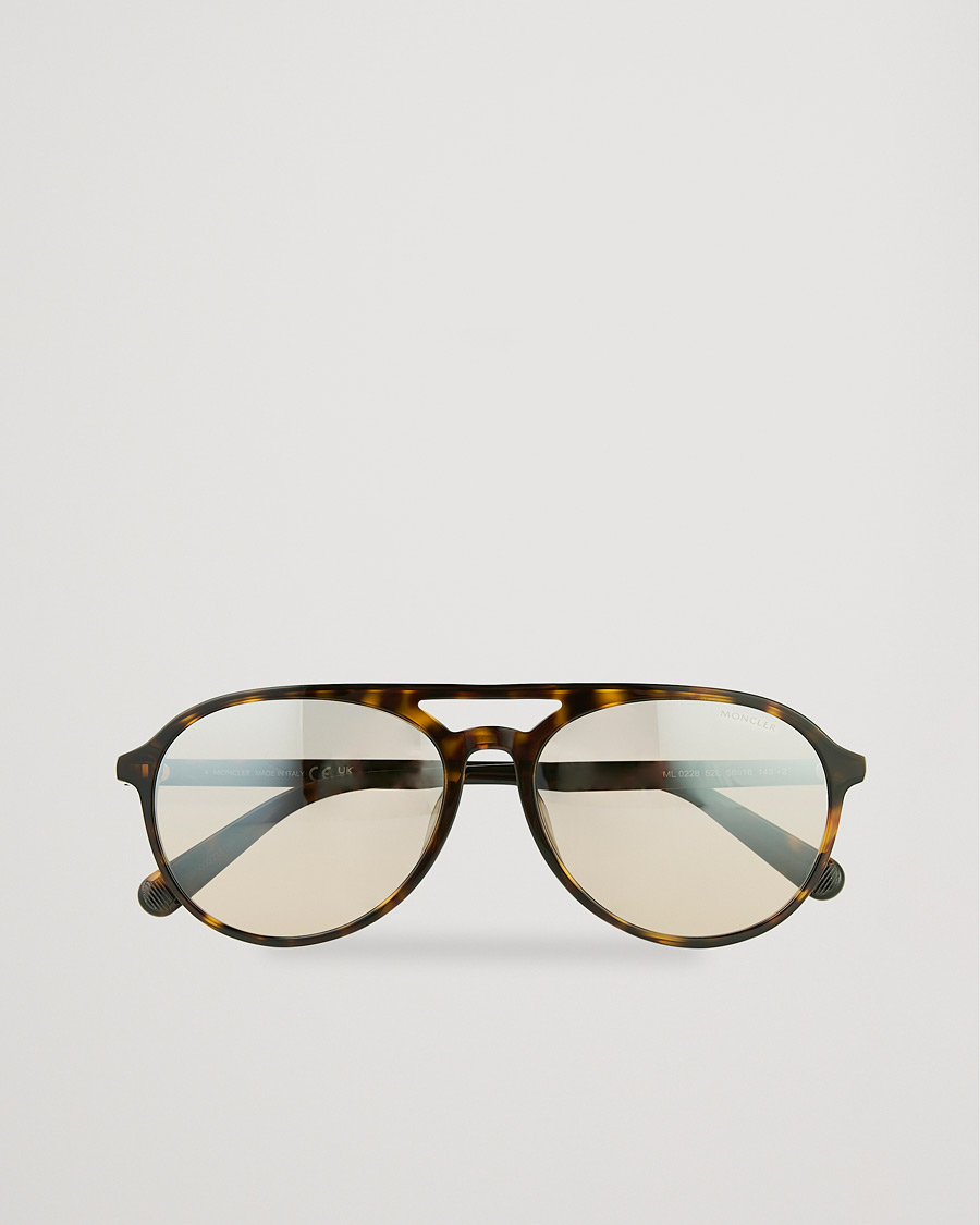Mies | Moncler Lunettes ML0228 Sunglasses Dark Havana/Roviex | Moncler Lunettes | ML0228 Sunglasses Dark Havana/Roviex
