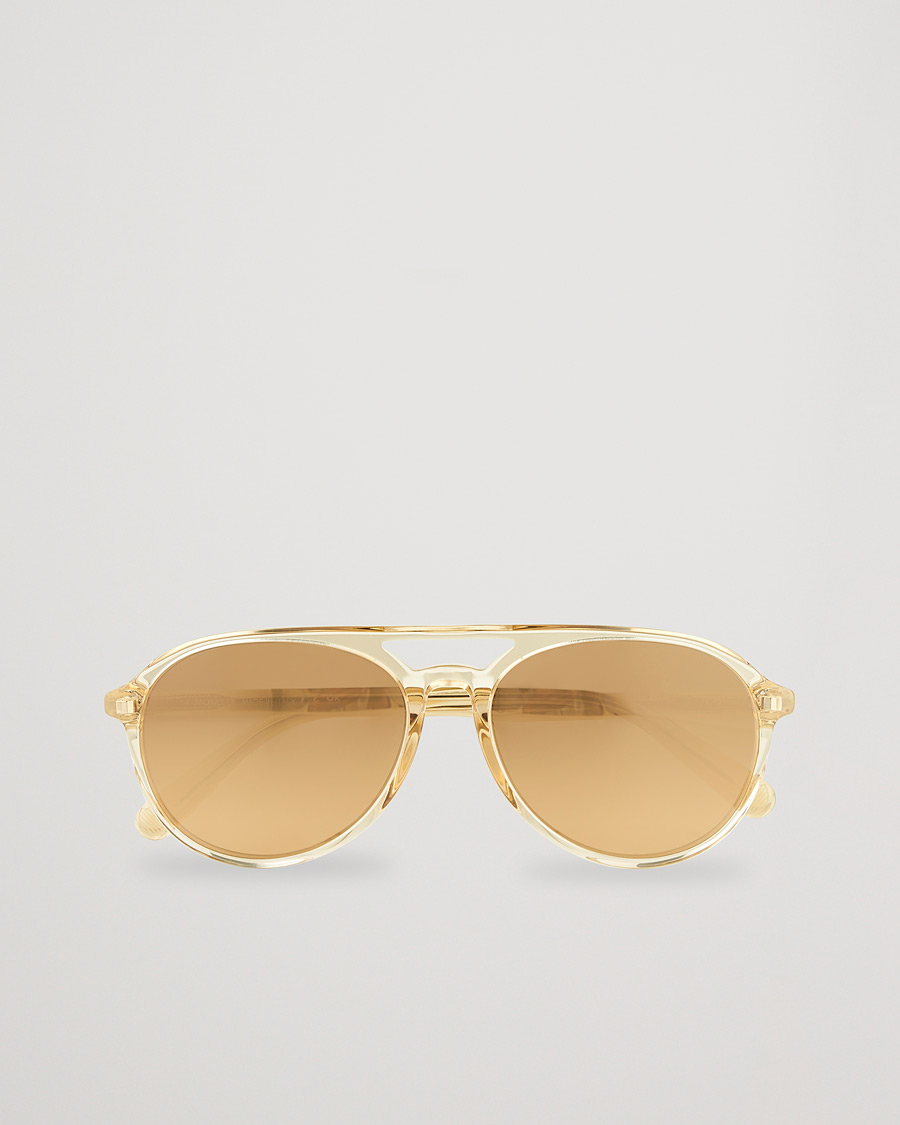 Mies |  | Moncler Lunettes | ML0228 Sunglasses Shiny Beige/Roviex