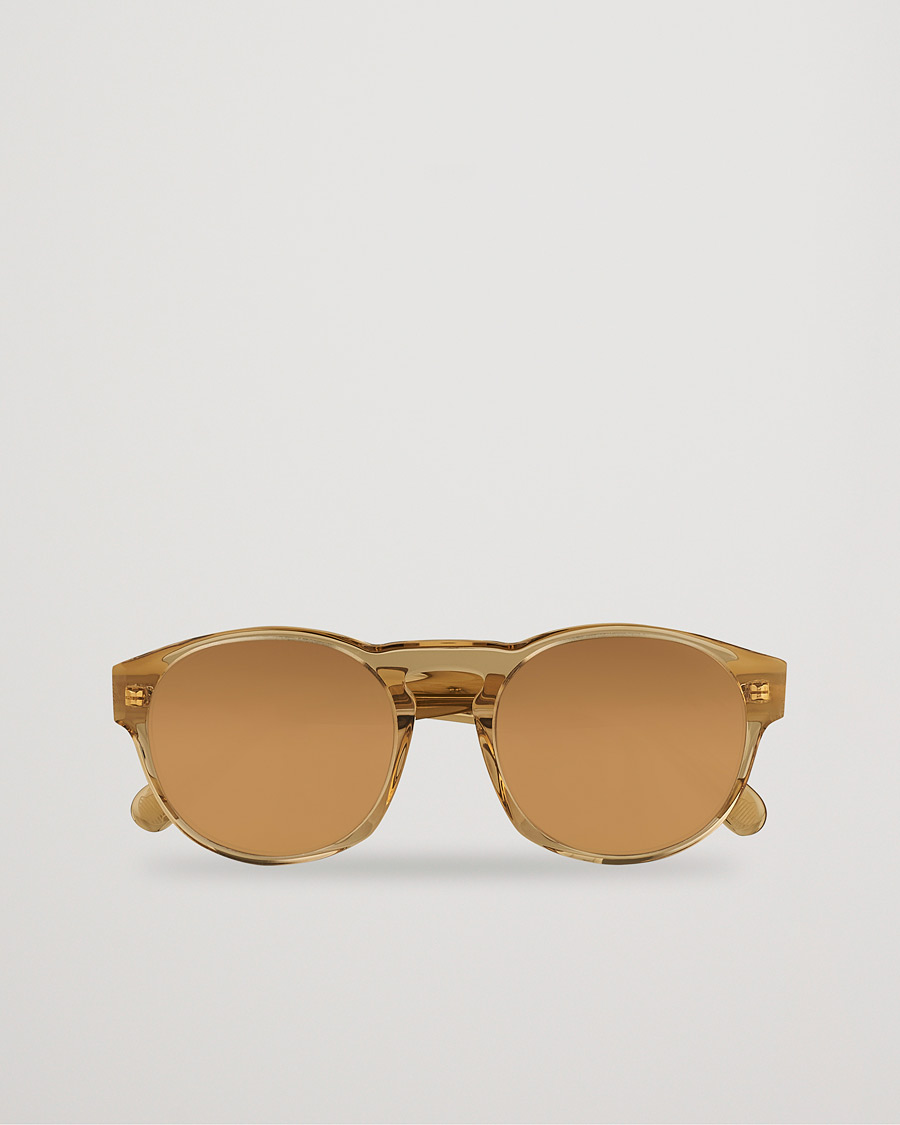 Mies |  | Moncler Lunettes | ML0209 Polarized Sunglasses Shiny Beige/Brown
