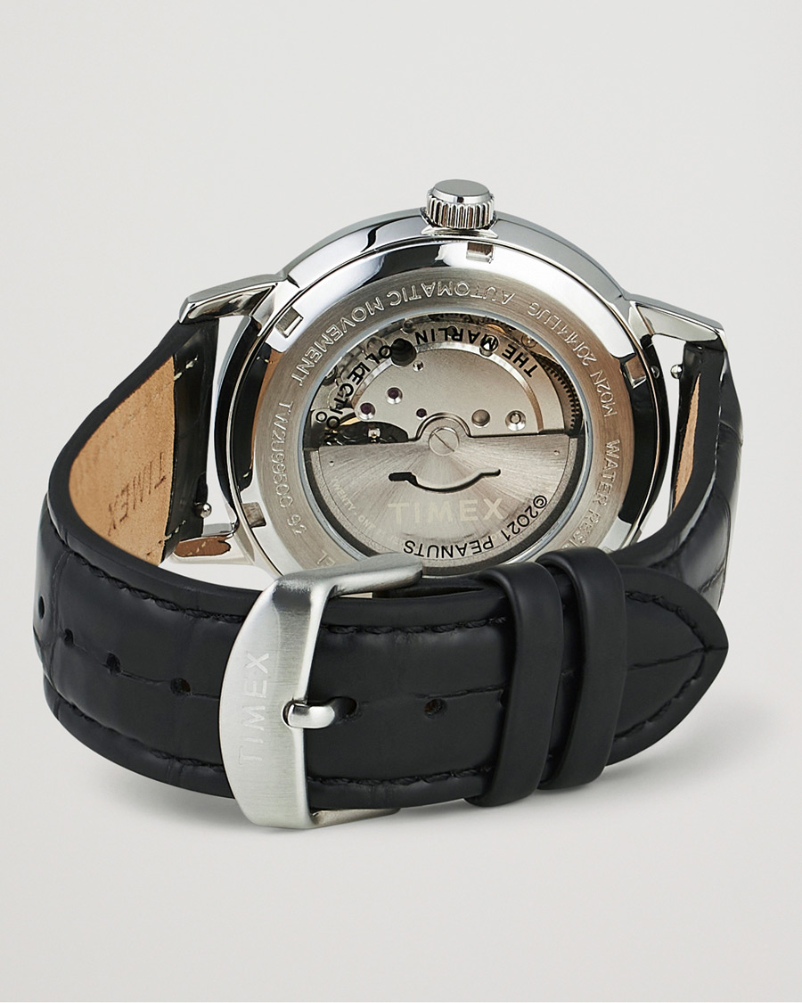 Mies | Timex Marlin Automatic Snoopy Secret Agent 40mm Black | Timex | Marlin Automatic Snoopy Secret Agent 40mm Black