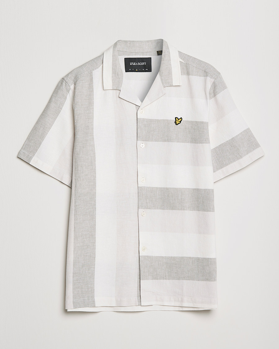 Mies | Kauluspaidat | Lyle & Scott | Artisinal Resort Short Sleeve Shirt Off White