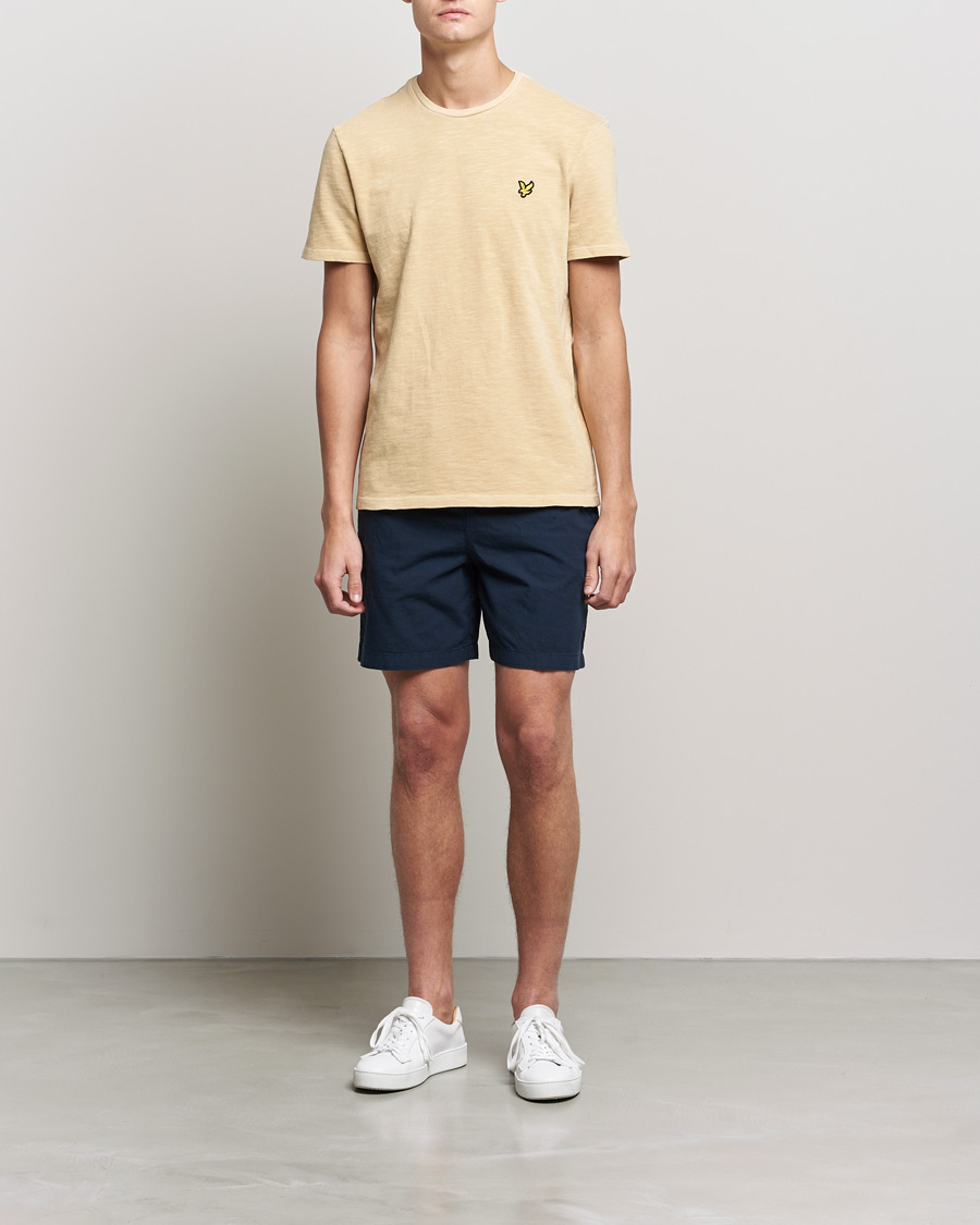 Mies | Alennusmyynti vaatteet | Lyle & Scott | Cotton Slub T-shirt Gold Haze