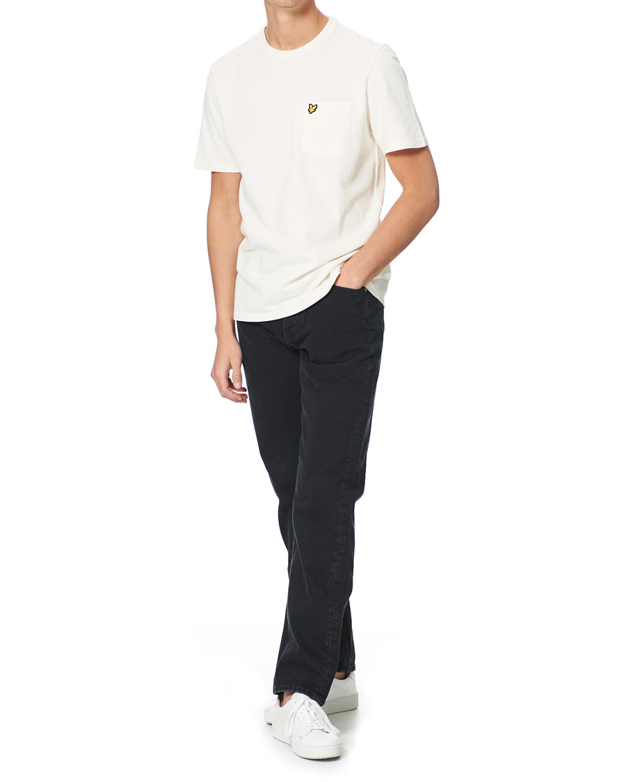Mies | Alennusmyynti vaatteet | Lyle & Scott | Sandwash Pique T-shirt Off White