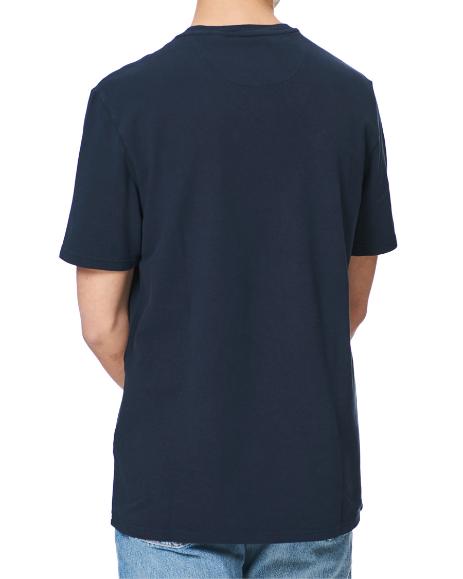Mies | T-paidat | Lyle & Scott | Sandwash Pique T-shirt Dark Navy