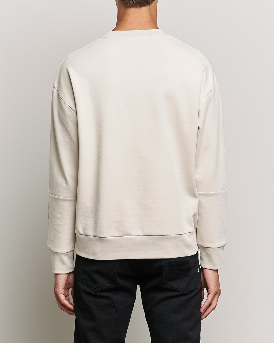 Mies | Puserot | Calvin Klein | Debossed Logo Crew Neck Sweatshirt Stony Beige