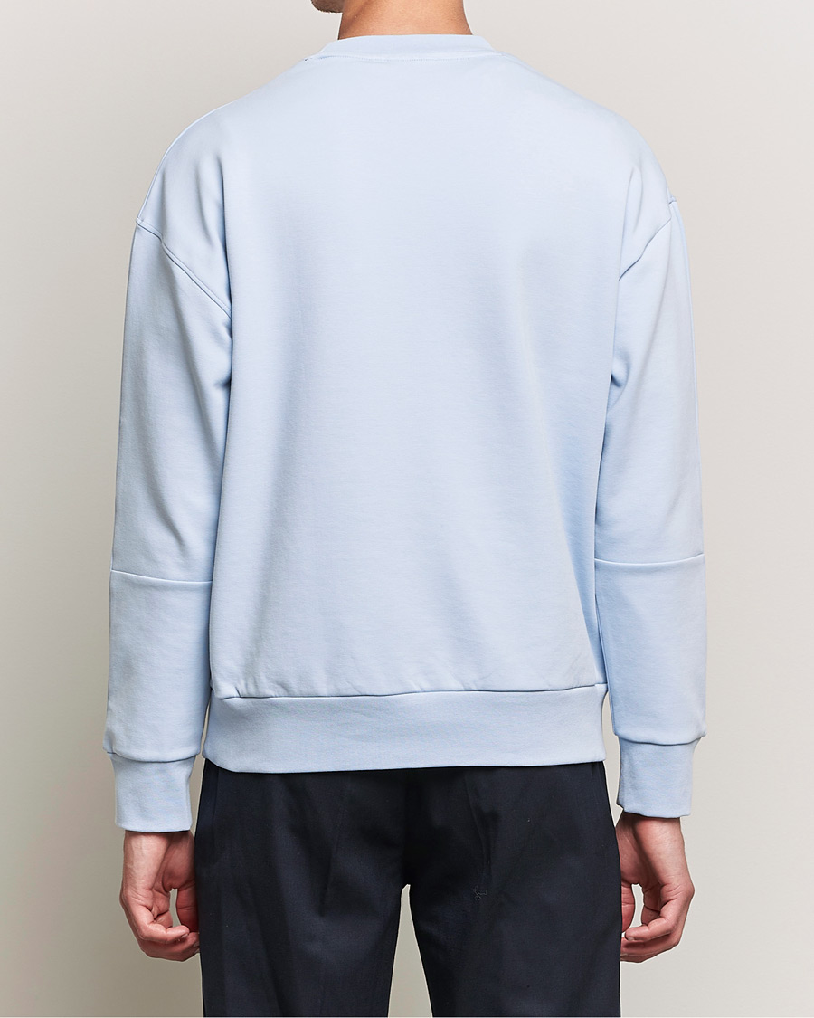 Mies | Puserot | Calvin Klein | Debossed Logo Crew Neck Sweatshirt Bayshore Blue