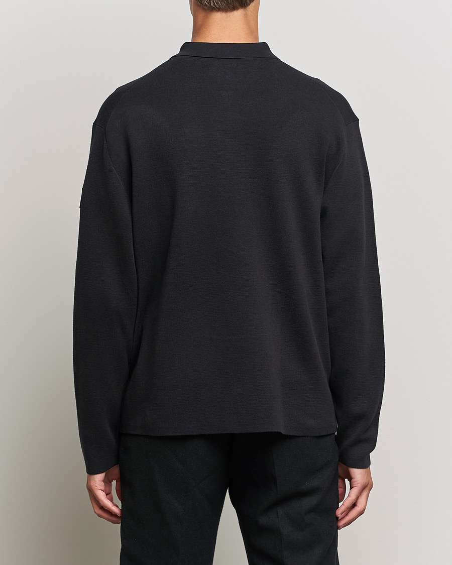 Mies | Puserot | Calvin Klein | Milano Knitted Full Zip Sweater Black