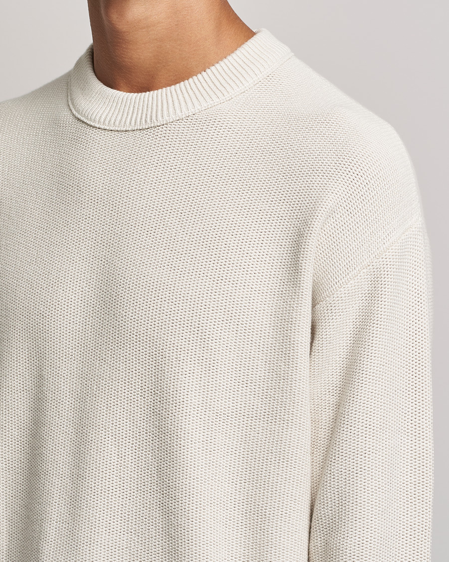 Mies | Puserot | Calvin Klein | Texture Knitted Sweater Stony Beige