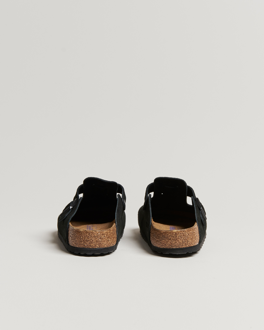 Mies | BIRKENSTOCK Boston Soft Footbed Black Suede | BIRKENSTOCK | Boston Soft Footbed Black Suede