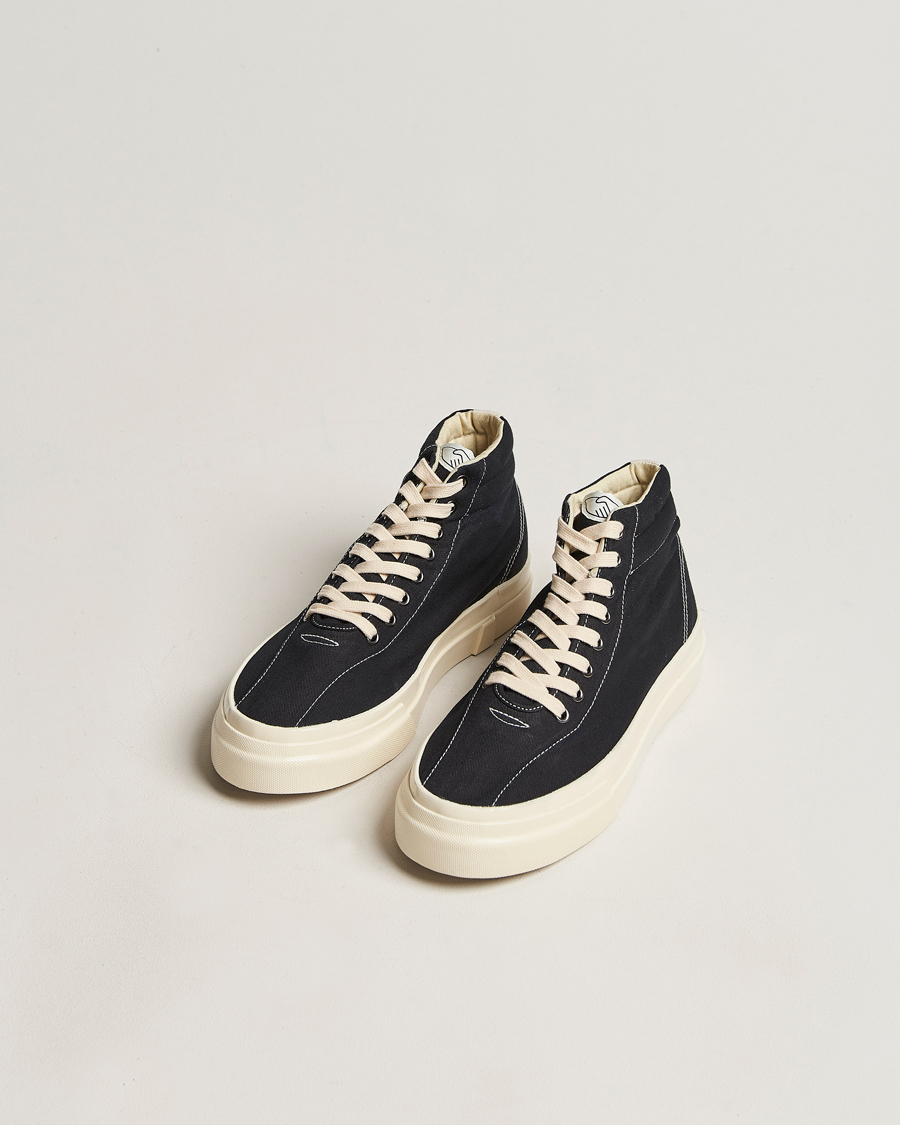 Mies | Stepney Workers Club Varden High Top Canvas Sneaker Black | Stepney Workers Club | Varden High Top Canvas Sneaker Black