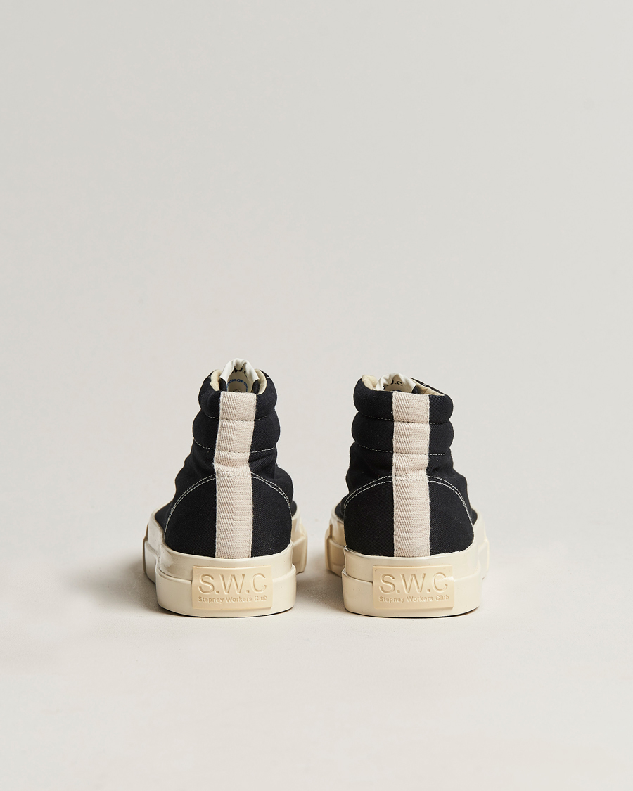 Mies | Stepney Workers Club Varden High Top Canvas Sneaker Black | Stepney Workers Club | Varden High Top Canvas Sneaker Black