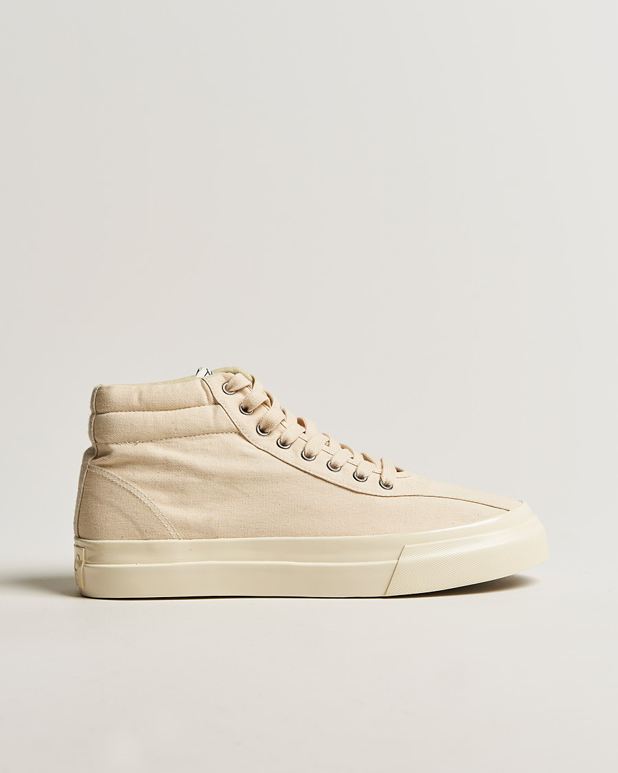 Mies | Stepney Workers Club Varden High Top Canvas Sneaker Ecru Raw | Stepney Workers Club | Varden High Top Canvas Sneaker Ecru Raw