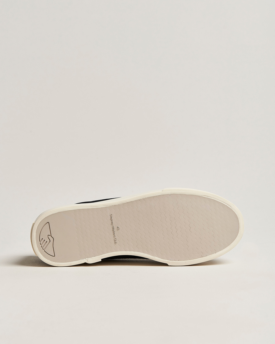 Mies | Tennarit | Stepney Workers Club | Dellow Suede Sneaker Black/Ecru
