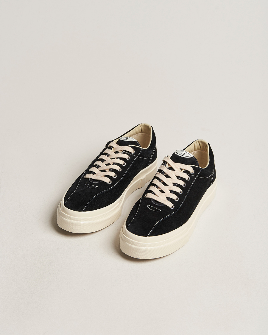 Mies | Tennarit | Stepney Workers Club | Dellow Suede Sneaker Black/Ecru