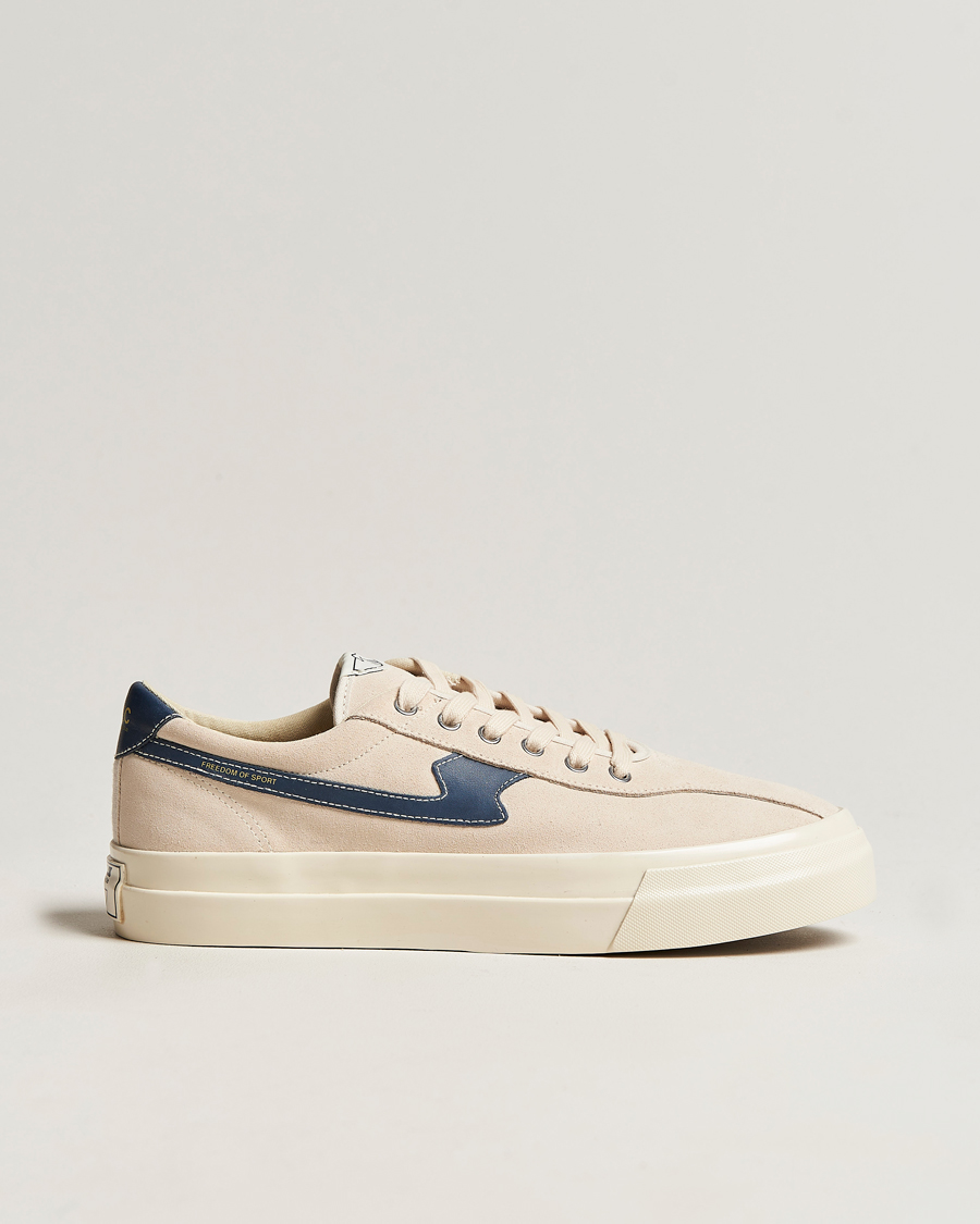 Mies | Stepney Workers Club Dellow Suede Sneaker Ecru/Navy | Stepney Workers Club | Dellow Suede Sneaker Ecru/Navy