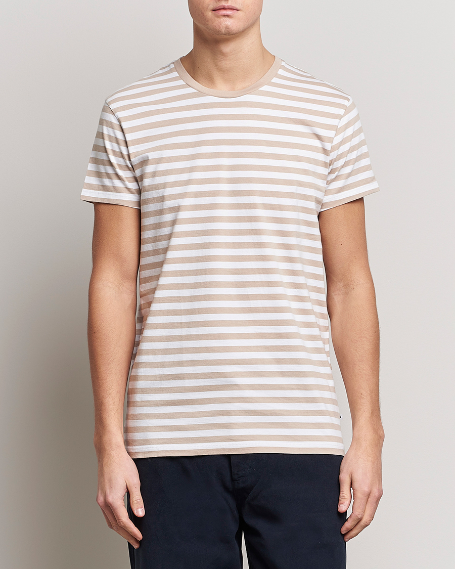 Mies | T-paidat | Samsøe Samsøe | Samsøe & Samsøe Patrick Crew Neck Tee White Pure Cashmere