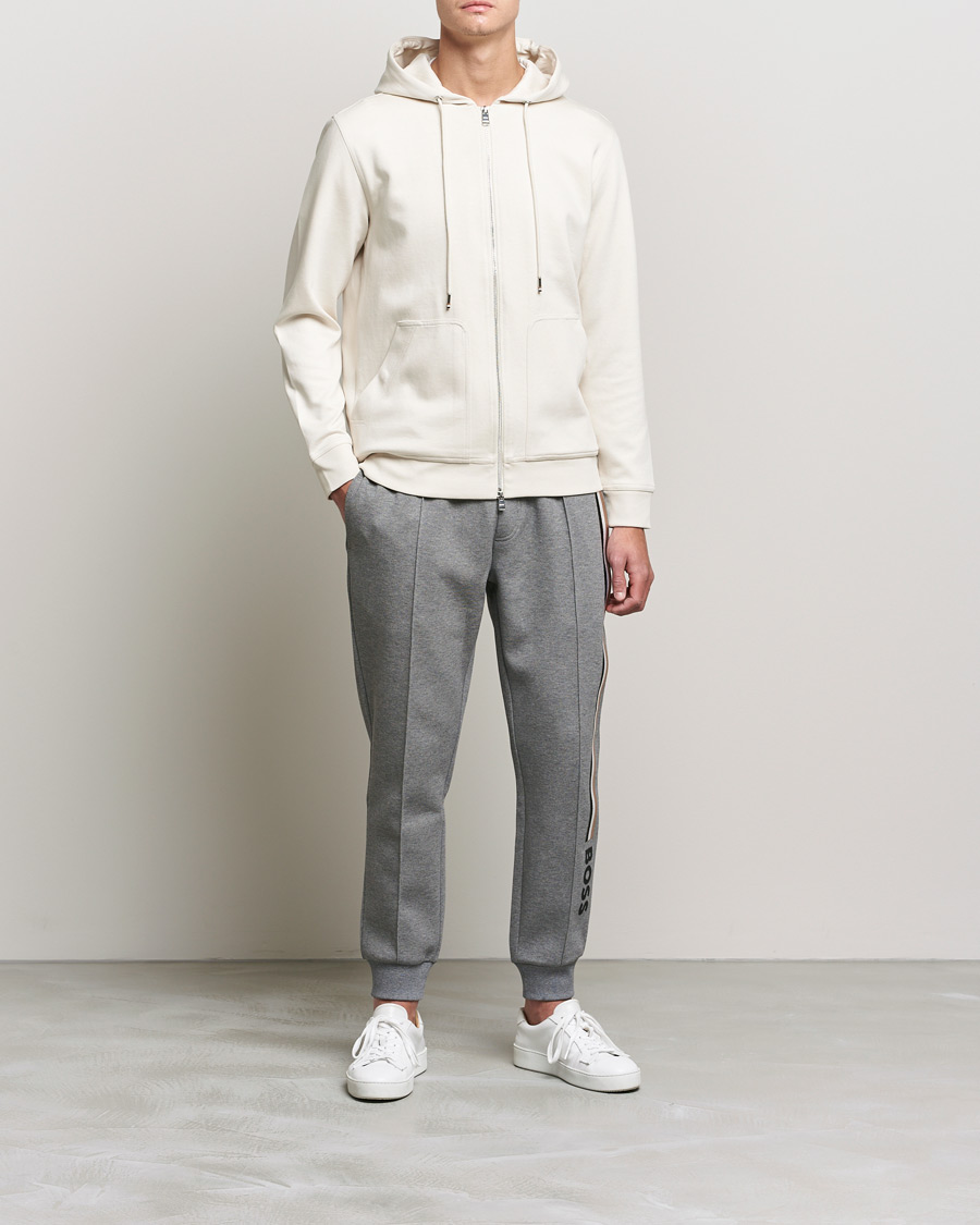 Mies | Rennot housut | BOSS | Lamont Jersey Pants Medium Grey