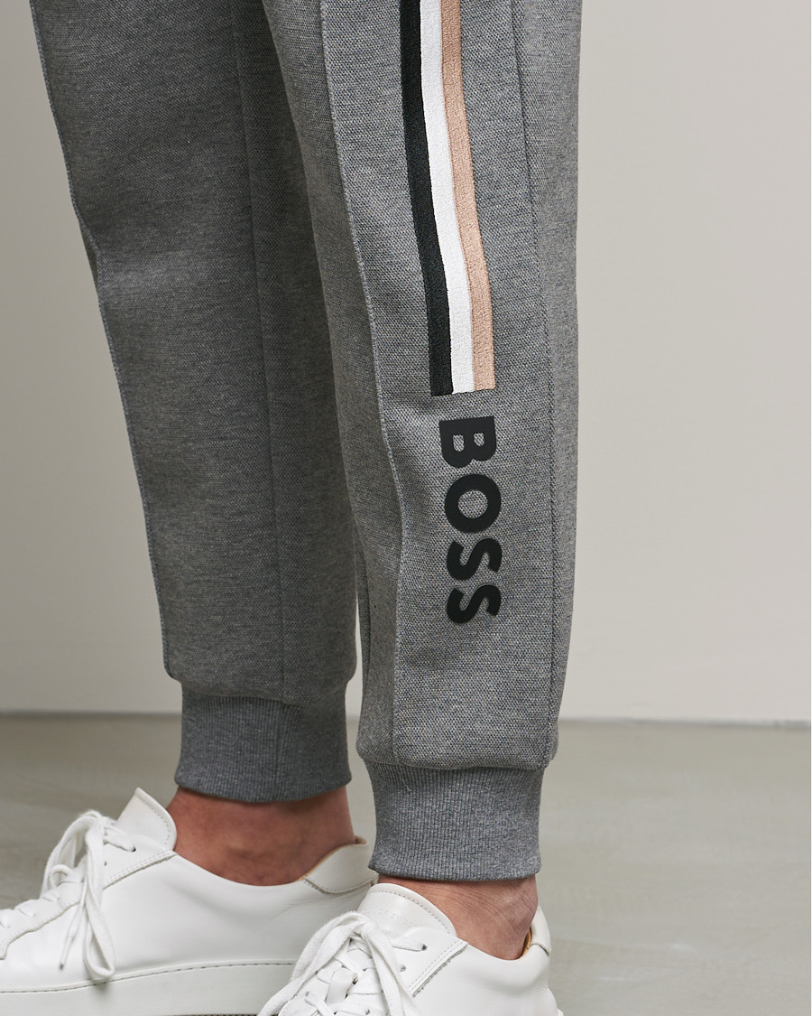 Mies | Housut | BOSS BLACK | BOSS Lamont Jersey Pants Medium Grey