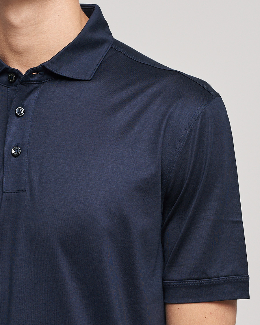 Mies | Pikeet | BOSS BLACK | Press Polo Dark Blue