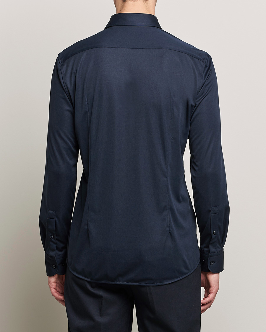 Mies | Kauluspaidat | BOSS BLACK | Hank Performance Stretch Shirt Navy