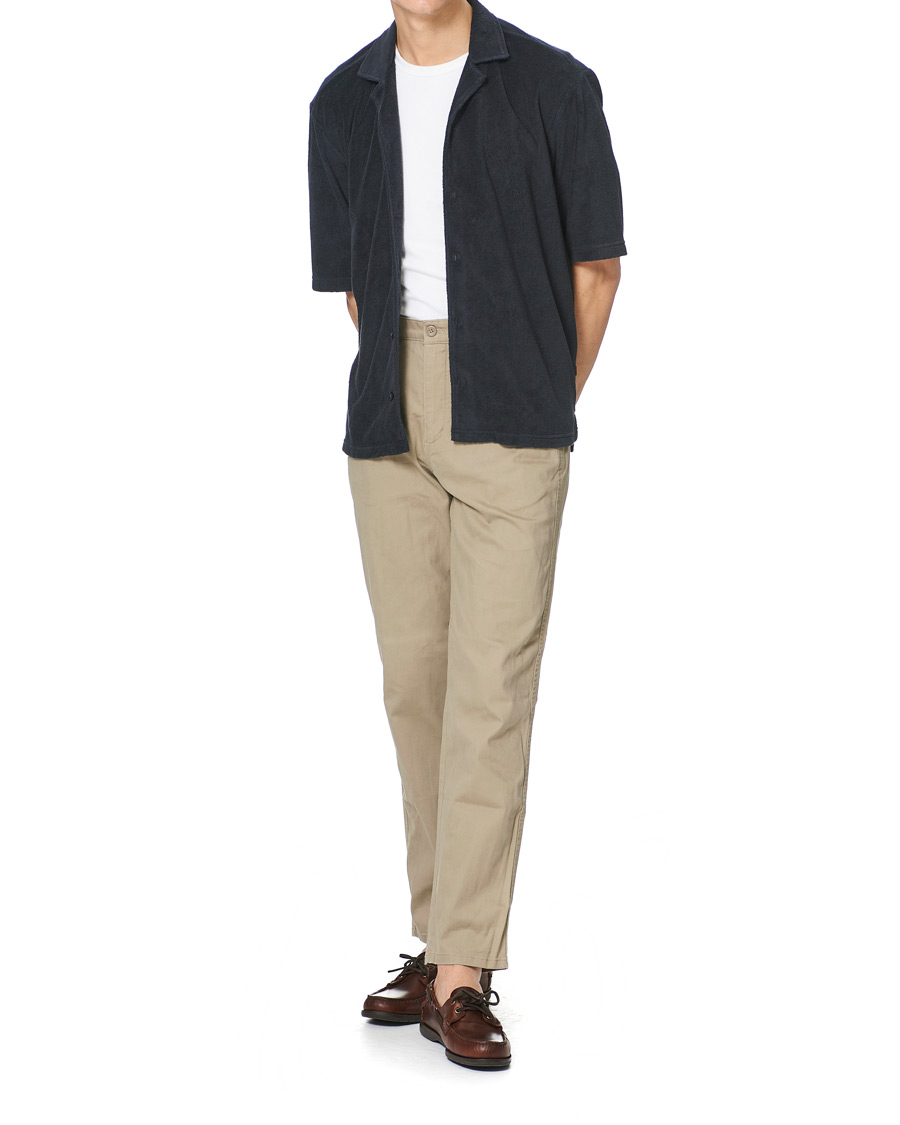 Mies | Kauluspaidat | BOSS BLACK | BOSS Lars Terry Short Sleeve Shirt Dark Blue