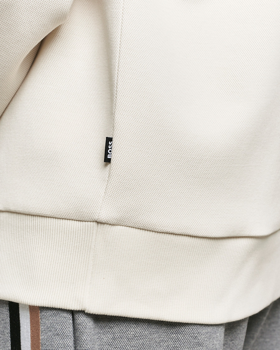 Mies | Puserot | BOSS BLACK | Stadler Logo Crew Neck Sweatshirt Open White