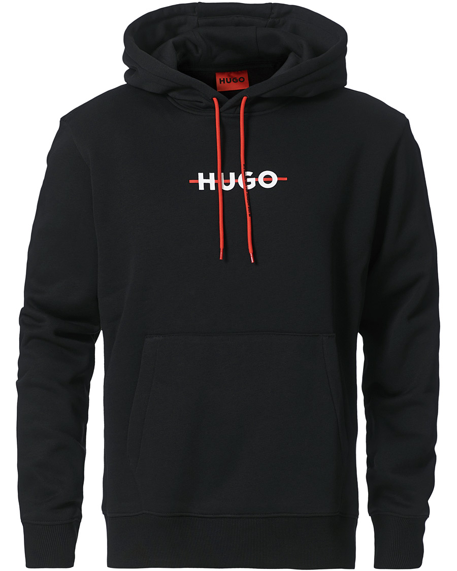 Miehet |  | HUGO | Daffleck Logo Hoodie Black