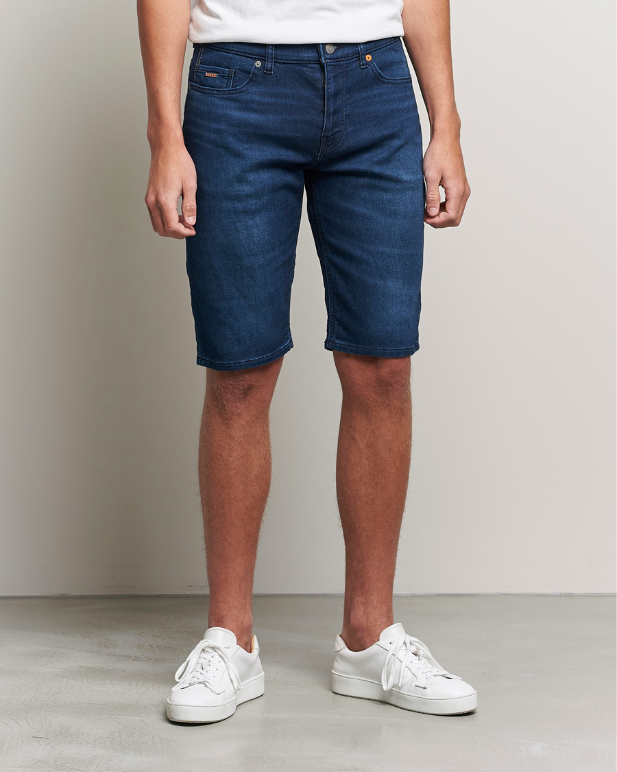 Mies | Shortsit | BOSS ORANGE | BOSS Casual Taber Denim Shorts Navy
