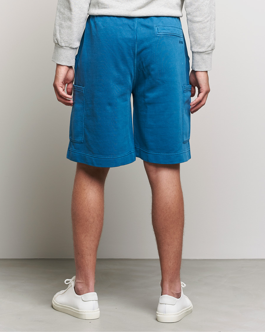 Mies | Shortsit | BOSS ORANGE | BOSS Casual Sefade Sweatshorts Medium Blue