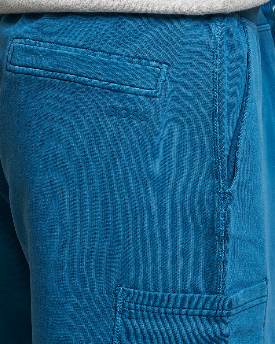 Mies | Shortsit | BOSS ORANGE | BOSS Casual Sefade Sweatshorts Medium Blue