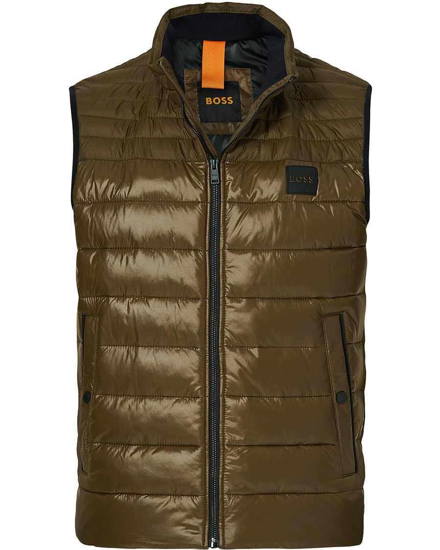 Mies | Takit | BOSS ORANGE | Odeno Down Vest Dark Green