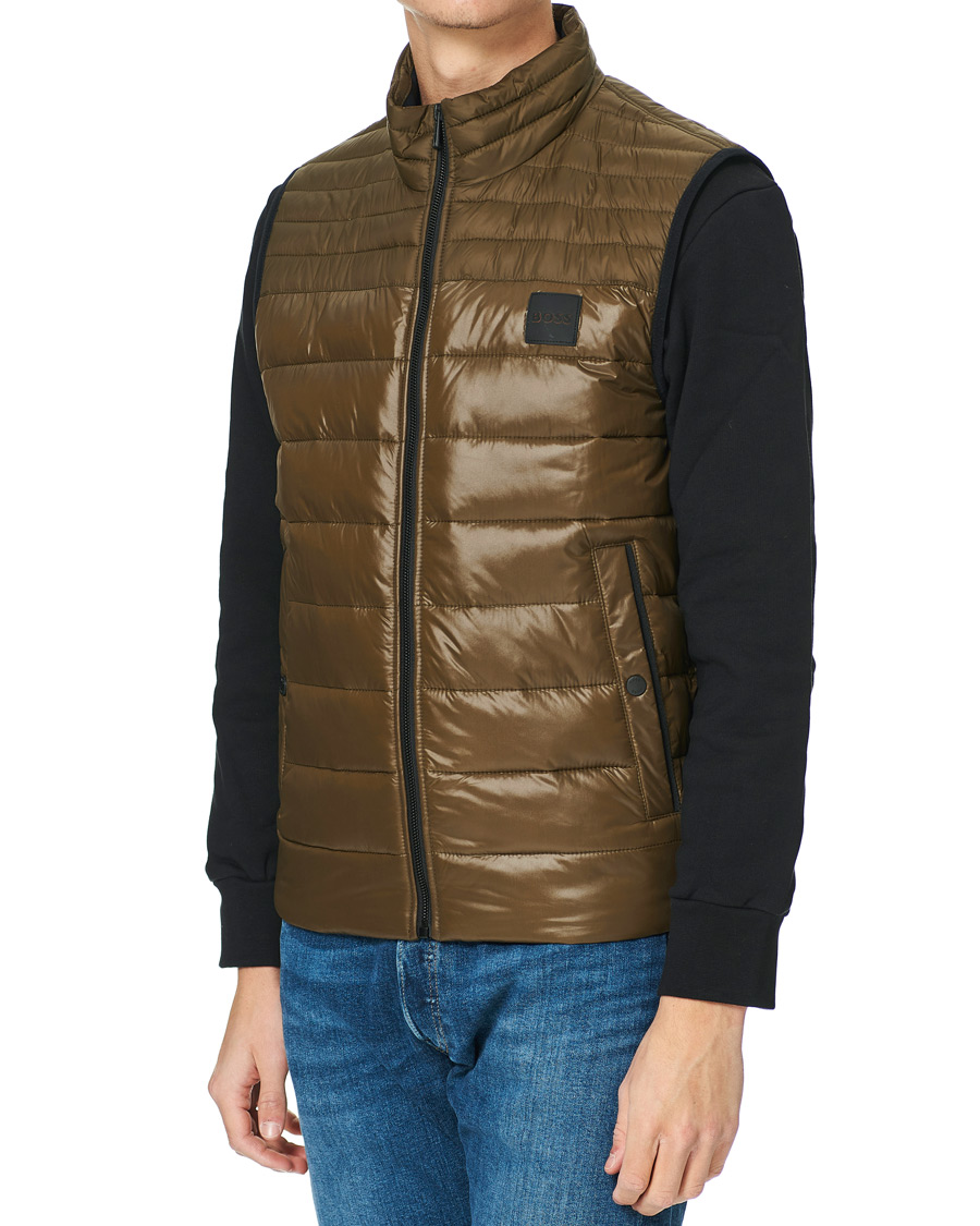 Mies | Takit | BOSS ORANGE | Odeno Down Vest Dark Green
