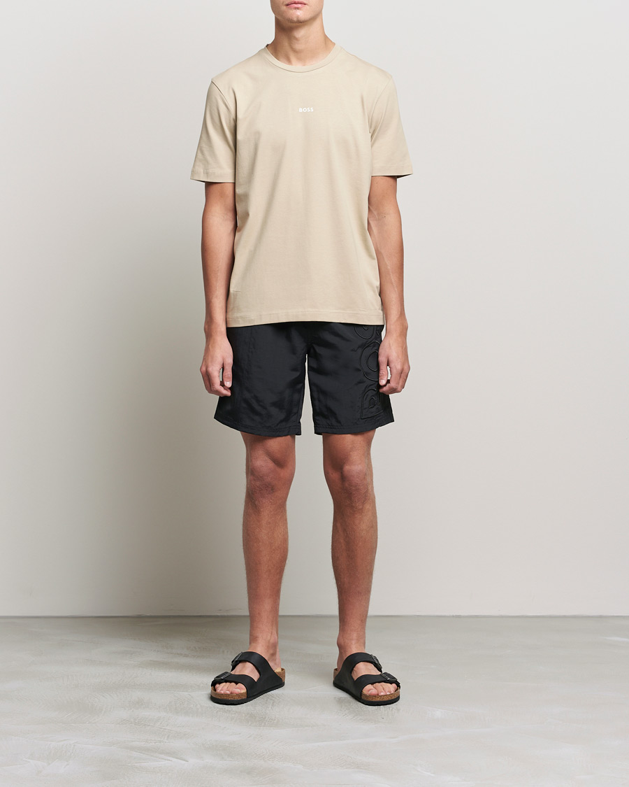 Mies | T-paidat | BOSS ORANGE | BOSS Casual Tchup Logo Crew Neck Tee Light Beige