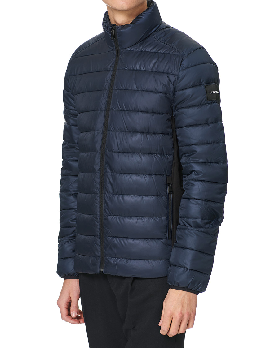 Mies | Takit | Calvin Klein | Recycled Side Logo Down Jacket Navy