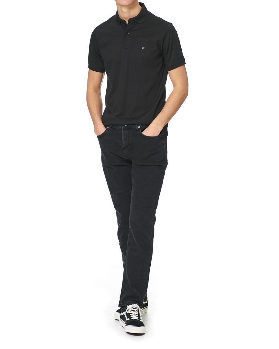 Mies | Pikeet | Calvin Klein | Liquid Touch Slim Fit Polo Black