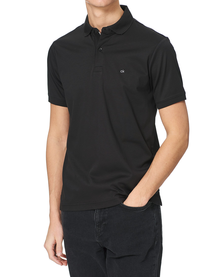 Mies | Pikeet | Calvin Klein | Liquid Touch Slim Fit Polo Black