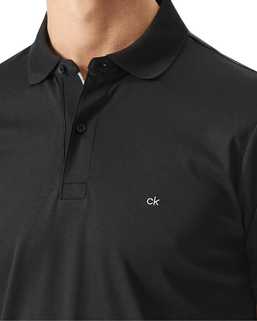 Mies | Pikeet | Calvin Klein | Liquid Touch Slim Fit Polo Black