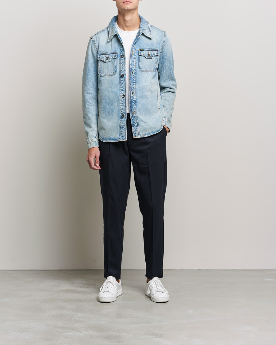 Mies | Business & Beyond | Tiger of Sweden | Get Jeans Jacket Light Blue