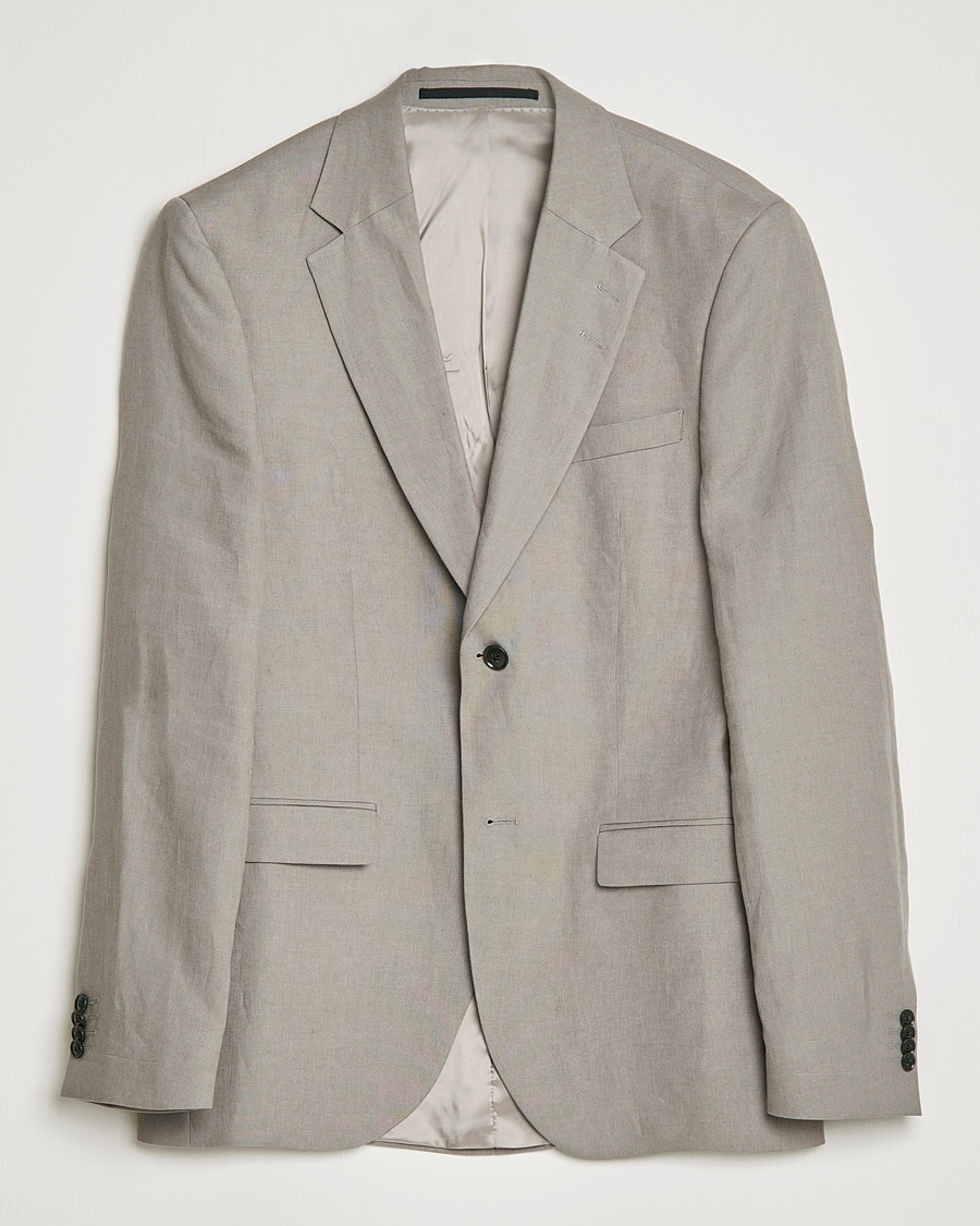 Mies | Pikkutakit | Tiger of Sweden | Jamonte Linen Blazer Lead Grey
