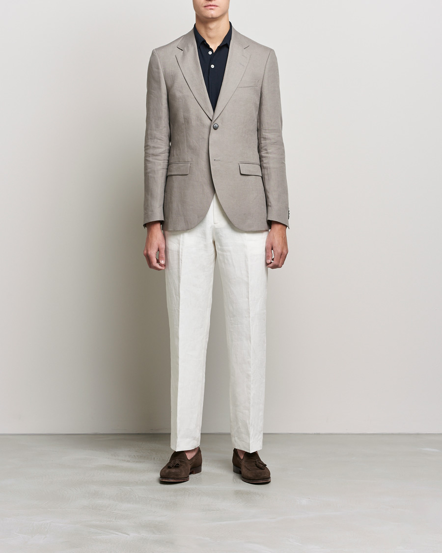 Mies | Pikkutakit | Tiger of Sweden | Jamonte Linen Blazer Lead Grey