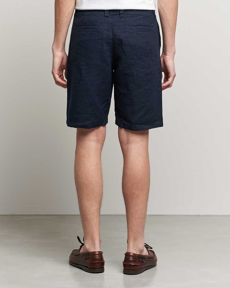 Mies | Shortsit | NN07 | Crown Linen Shorts Navy