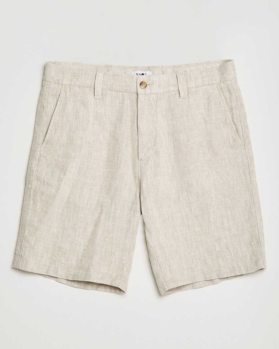 Mies | Shortsit | NN07 | Crown Linen Shorts Oat