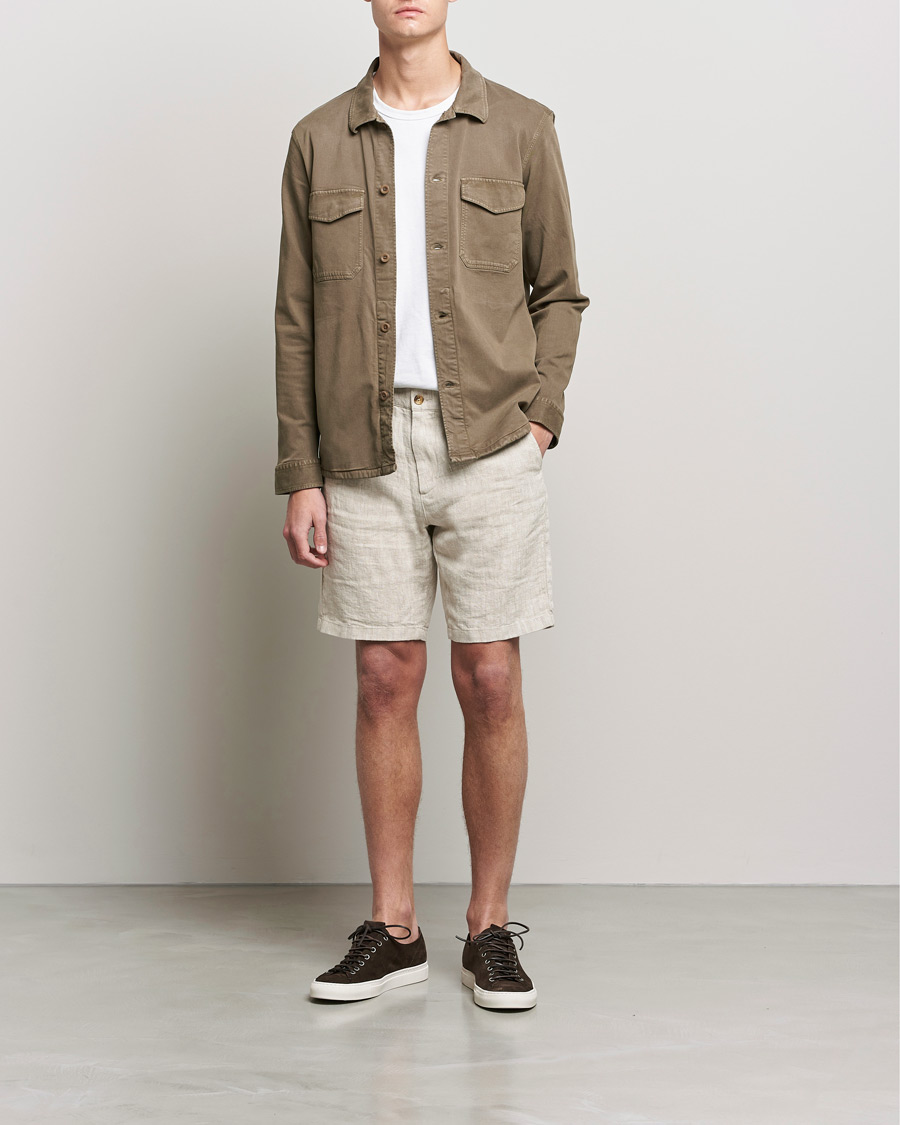 Mies | Alennusmyynti vaatteet | NN07 | Crown Linen Shorts Oat