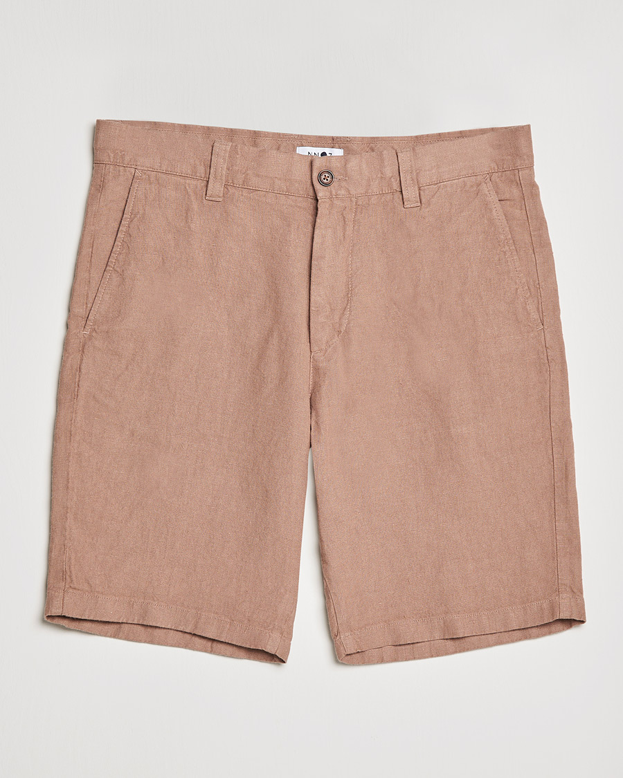 Mies | Shortsit | NN07 | Crown Linen Shorts Nougat