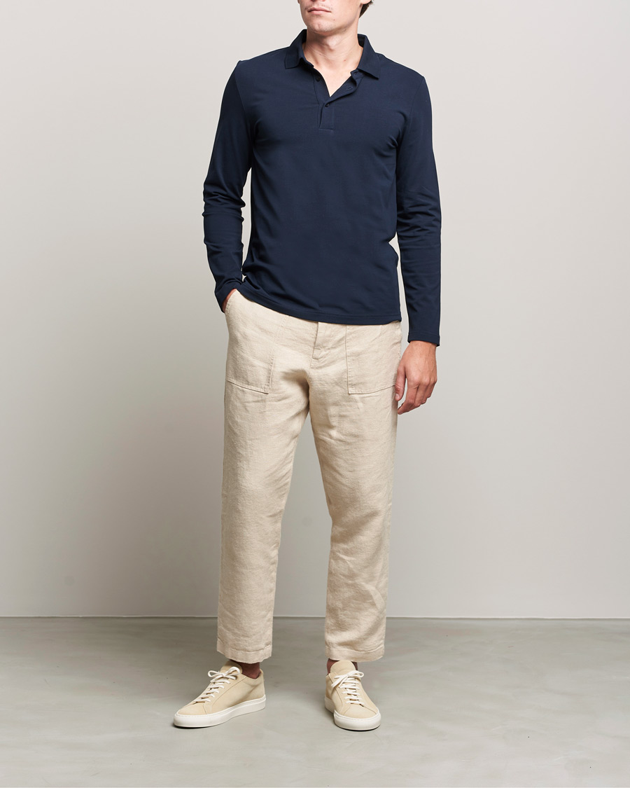 Mies | Housut | NN07 | Nohr Heavy Linen Trousers Ecru