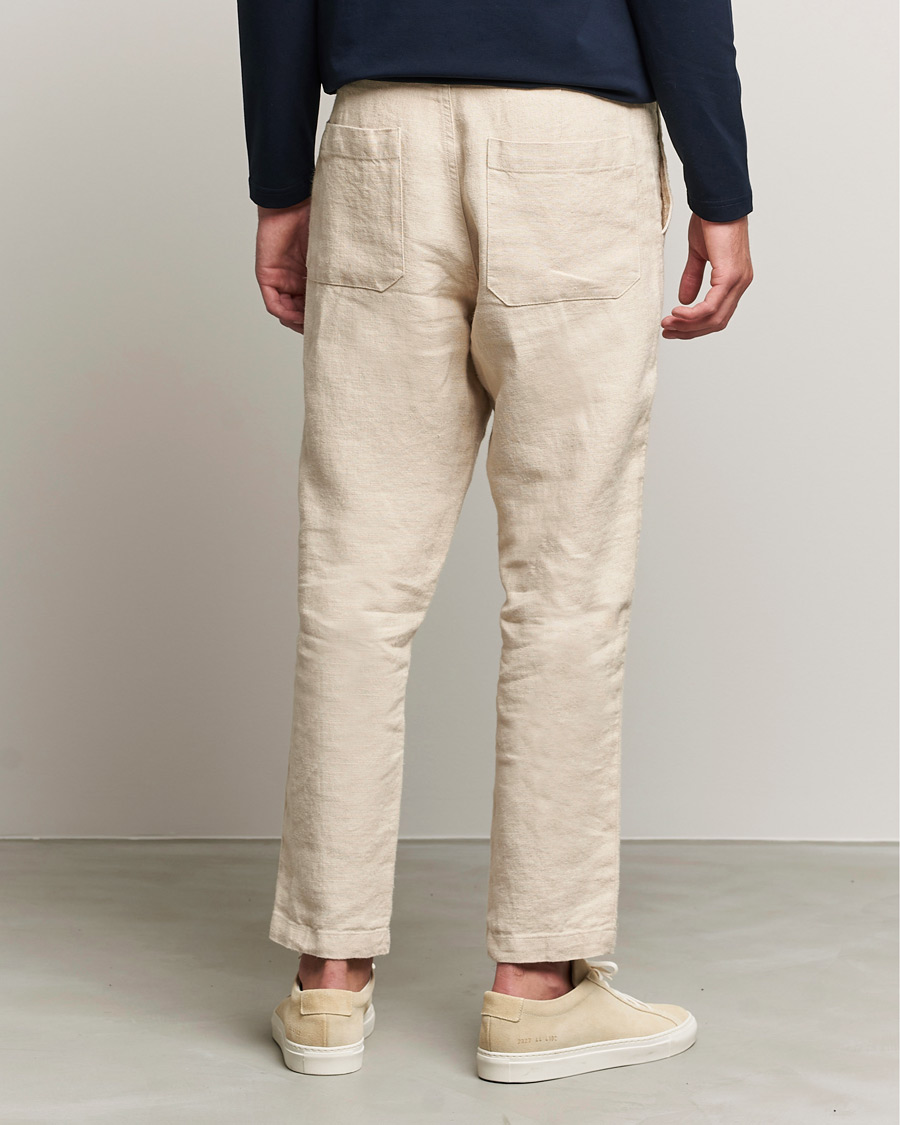 Mies | Housut | NN07 | Nohr Heavy Linen Trousers Ecru