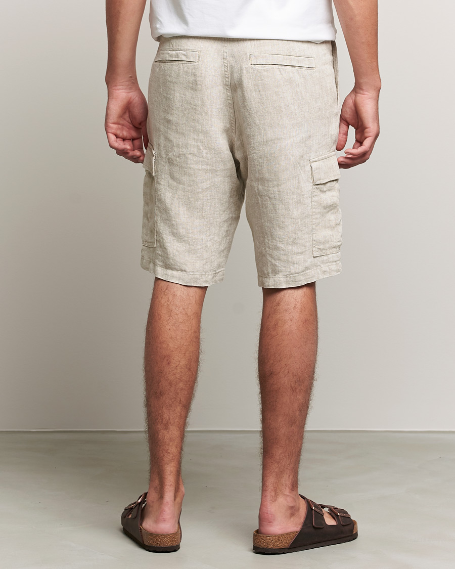 Mies | Shortsit | NN07 | Arnie Cargo Linen Shorts Oat